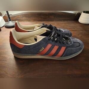 Adidas Gazelle Men's Navy and Red Sneakers